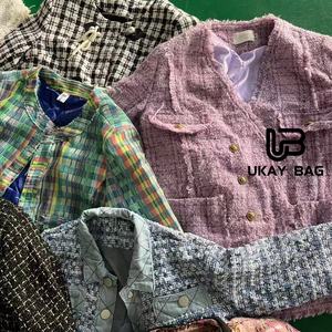 Vestes pour femmes d'occasion <span class=keywords><strong>pas</strong></span> chères |   Ventes en gros de vestes en tweed d'occasion, style français, manteaux pour femmes, lots mixtes - Product Image 3