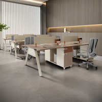 Table de bureau de direction modulaire E1 MFC OEM de qualité supérieure Bureaux convertibles de luxe de style moderne assemblés Mobilier de bureau de luxe