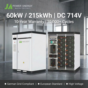 Sistema de Alimentación de Respaldo para Pequeñas Fábricas, 60kW 215kWh, Gabinete JApower <span class=keywords><strong>PCS</strong></span>, Sistema de Almacenamiento de Energía Comercial para Uso Solar y Fotovoltaico - Product Image 1