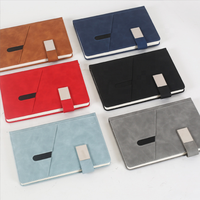 OEM geprägter Logo-Druck Gummiband A5 PU-Leder-Notizbücher Kunden spezifischer Agenda-Planer Journal-Notizbücher