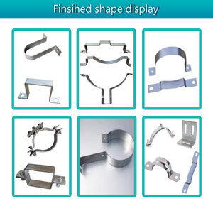 Machine automatique de formage de cerceaux <span class=keywords><strong>en</strong></span> <span class=keywords><strong>fer</strong></span> plat CNC, machine intégrée de perforation de <span class=keywords><strong>fer</strong></span> plat à alimentation électrique, support sismique - Product Image 5