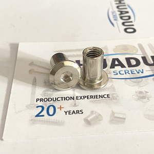 Bu Lông Đầu Nối Đồ Nội Thất Đầu Lục Giác Phẳng Bằng Thép Không Gỉ Bu Lông Và Đai Ốc Nẹp Thùng Ống M4 M6 <span class=keywords><strong>M8</strong></span> M12 Đai Ốc Đồ Nội Thất - Product Image 3