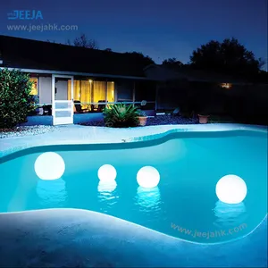 JEEJAHK led الكرة المجال السباحة اللعب ضوء اللمس الاستشعار الحنفية التحكم مصباح الليل مع سعر رائع