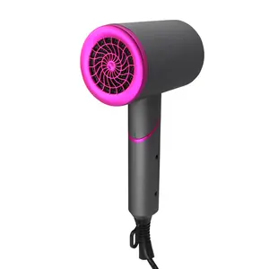 2024 Nova tendência secador de cabelo iônico varinha profissional salão de beleza 1800w secador de cabelo dobrável hotel