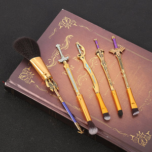 Juego de 5 Brochas de Maquillaje de The Legend of <span class=keywords><strong>Zelda</strong></span>, Diseño de Anime, <span class=keywords><strong>Link</strong></span>, <span class=keywords><strong>Breath</strong></span> of the Wild, para Fans - Product Image 3