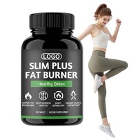 Capsules OEM Slim Plus pour la perte de poids, brûleur de graisse, soutien du métabolisme, compléments pour la santé intestinale