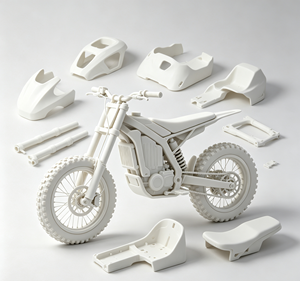 Modèles réduits de motos électriques de style Surron, service d'impression 3D personnalisé, pièces de prototype de <span class=keywords><strong>moto</strong></span> OEM - Product Image 2