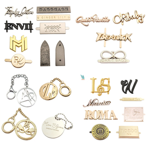Accessoires pour sacs à main, plaque de logo en métal personnalisée, étiquette pour sac à bagages - Product Image 4