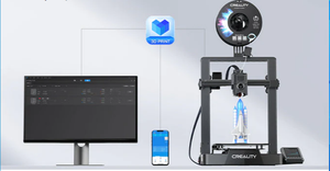 Tự động san lấp mặt bằng kép z-trục tự động Filament tải fdm công nghệ creality Ender 3 V3 ke <span class=keywords><strong>3D</strong></span> máy in nhanh tốc độ in ấn CR cảm ứng - Product Image 2