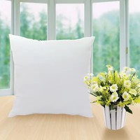 Coussins de canapé tuftés en coton 100% de haute qualité, doux, blancs, amovibles et lavables, 45x45cm, oreillers de repos solides pour lit, vente en gros