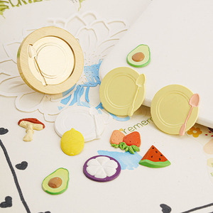 Prix usine 3D Mini série de fruits plaque fraise <span class=keywords><strong>avocat</strong></span> cire sceau tête de timbre - Product Image 2