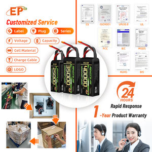 EP Lipo Drone Pil Paketi 3S 11.1V 40000mAh 40ah 11.1V 35.5*90*205mm 1450g 444Wh Toptan Özel Polimer Li-ion - Product Image 5