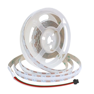 Bande lumineuse LED intelligente COB polychrome DC 5V adressable individuellement 160LED Ws2812 Dream Color 5mm RGB Pixel LED Ribbon DIY - Product Image 1