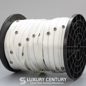 Accesorios para Cortinas de Bautizo con Hebilla Colgante de Tela en Forma de Ola Motorizada al por Mayor para Rieles y Barras de Cortinas &<span class=keywords><strong>amp</strong></span>; <span class=keywords><strong>amp</strong></span>; - Product Image 3