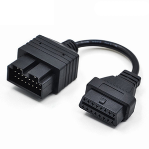 20-Pin OBD 2 kamyon teşhis kablosu araç teşhis tarayıcı adaptörü konektörü elektronik otomobil makine uygulamaları için PVC - Product Image 1