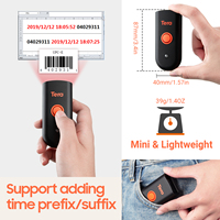 Escáner de Código de Barras Inalámbrico de Bolsillo Mini Tera 1D 2D QR, Resistente al Agua, 3 en 1, BT y USB con Cable y 2.4G, Lector de Códigos de Barras Portátil, Imagen 1100D