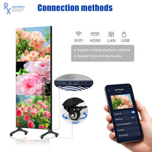 Pantalla LED <span class=keywords><strong>de</strong></span> pie para publicidad comercial interior 4K a todo color, precio <span class=keywords><strong>de</strong></span> fábrica RX P0.9 P1.25 P1.56 para centros comerciales - Product Image 2