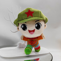 Peluche personnalisée certifiée CE CPC, animal en peluche de dessin animé, service OEM ODM personnalisé, prix d'usine en gros