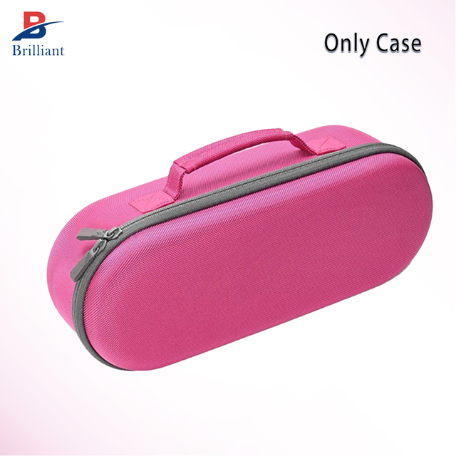 Custom Waterproof EVA Hard Shell Case with Zipper Closure for Travel Shockproof Storage of Hair Straightener & Dryer Tools