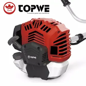 Topwe một cửa giải pháp cỏ tông đơ 52cc động cơ lớn bàn chải cắt làm mát bằng không khí cắt cỏ máy