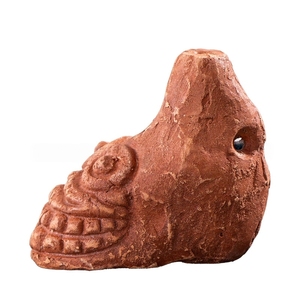 Aztec Pure Clay Whistle Parody Scream Decompression Pottery Horror Prank Novel Toy - Product Image 1