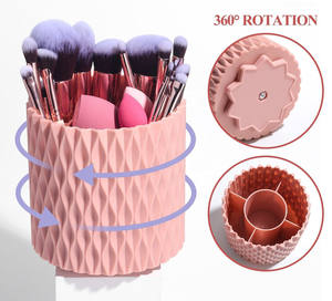 Ensemble de 25 pinceaux de maquillage personnalisés avec pinceau correcteur et pinceau eyeliner, poils synthétiques et manche en bois, respectueux de la peau, coffret cadeau - Product Image 3