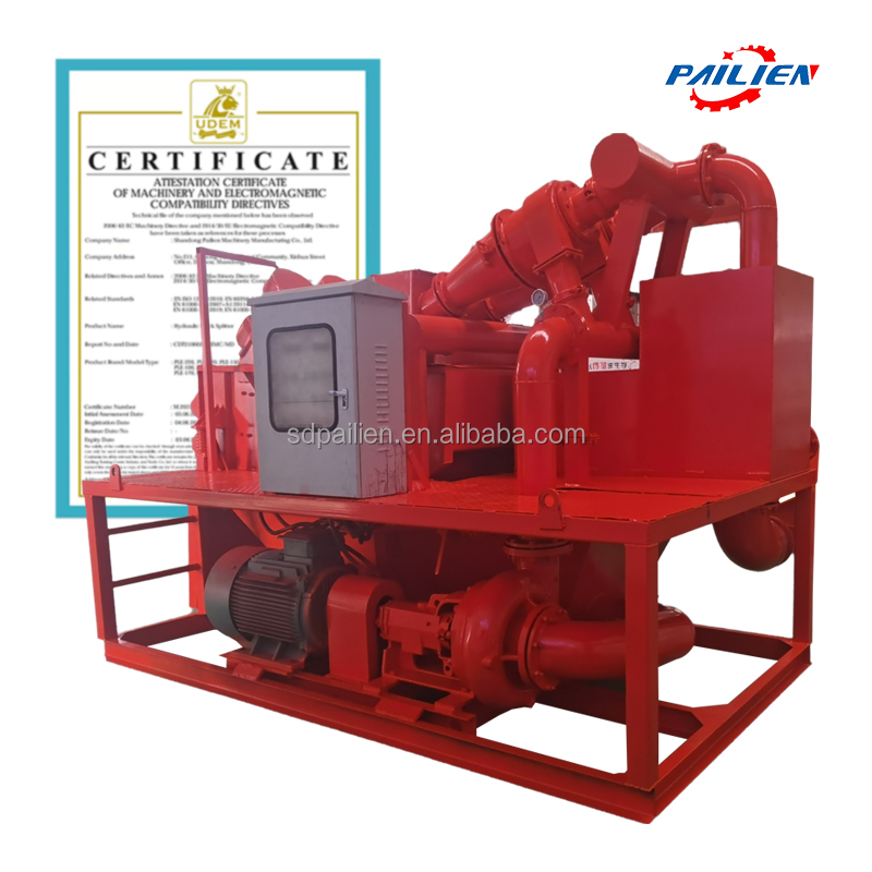 Mud Recycling System Desander Machine Drilling Mud Cyclone Desander Mud Separator
