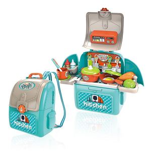 Juego de Cocina Educativo para Niños con Diseño de Chef Talentoso, Juguetes de Plástico PVC con Rociador de Agua para Niños de 2 a 14 Años - Product Image 1