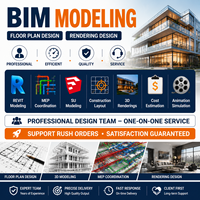 Generación de dibujos, modelado en Revit, renderización en SU, renderizaciones de planos, animación, dibujo de construcción de edificios, cálculo.