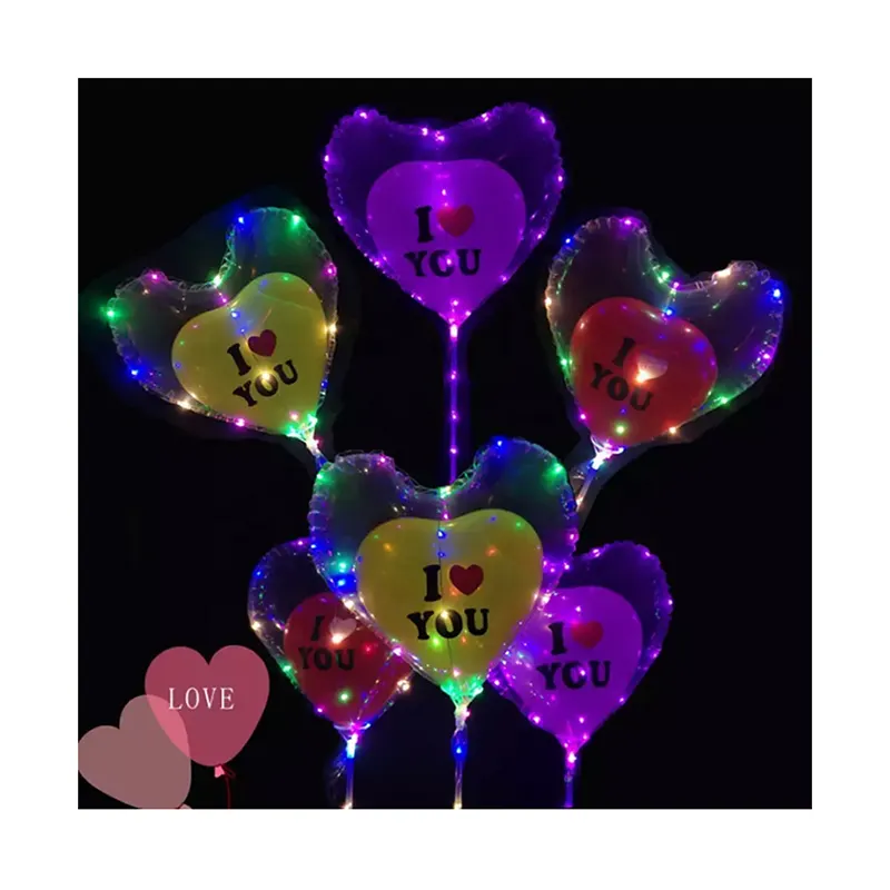 2024 kostenlose kombination diy ballonspielzeug globos al por mayor luces led ballon light party dekoration de san valentino
