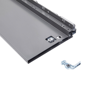 Cao Cấp 199Mm Mềm Đóng Mỏng Hộp Ngăn Kéo Đôi Tường Trượt Hệ Thống Ngăn Kéo Cho Tủ Bếp - Product Image 5