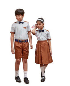 Uniforme Escolar de Alta Calidad al por Mayor, Diseño 100% Algodón, Uniforme de Primaria, Uniforme de Secundaria, Uniforme de Preparatoria - Product Image 1