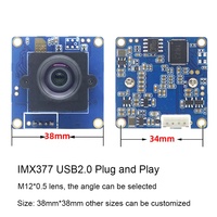 Module de caméra USB mini HD HZ de haute qualité avec capteur CMOS RGB IMX377 12MP 4K, objectif M12 4K, prise de vue UVC sans pilote