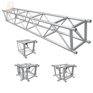 Système de structures de scène en treillis d'aluminium robuste pour éclairage, pièces de rechange et <span class=keywords><strong>accessoires</strong></span> 530MM X530MM 0.5M-4.0M G54 - Product Image 3