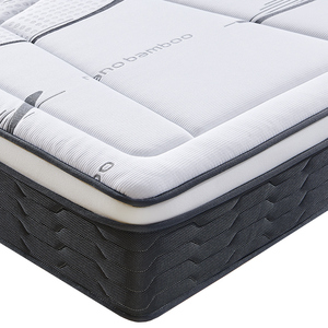 Factory Wholesale Popular 5 Star Hotel Mattress 14 Inch Sleeping Memory Foam Pocket Spring Hybrid Mattress