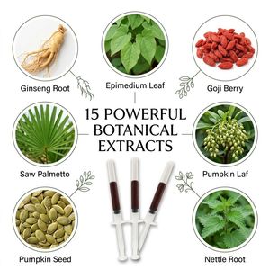 Gel Herbal Profesional para la Próstata, Fórmula sin Hormonas con Sinergia de 15 Hierbas, Alivio para la <span class=keywords><strong>Prostatitis</strong></span> Crónica, Estéril, de Un Solo Uso, Medicinal - Product Image 3