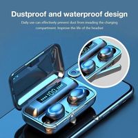 Écouteurs sans fil TWS F9-5C avec batterie externe de 2000mah, casque de jeu, Sport, contrôle tactile, Airbuds avec micro