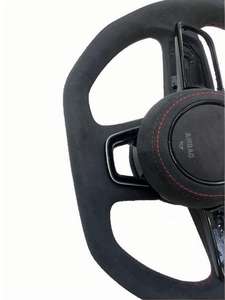 <span class=keywords><strong>Volante</strong></span> personalizado RS Sport Volant <span class=keywords><strong>SLINE</strong></span> completo para cuero fibra de carbono forma D para Audi A6 C7 C6 A7 A3 <span class=keywords><strong>A4</strong></span> RS3 RS5 RS6 - Product Image 4