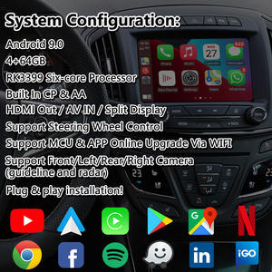 Interfaz Multimedia de Video Lsailt con Android Carplay para <span class=keywords><strong>Opel</strong></span> <span class=keywords><strong>Insignia</strong></span> con Sistema Intellilink 2013-2016 - Product Image 5
