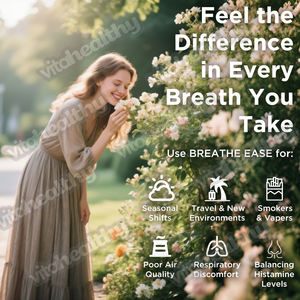 Vitaheady OEM/ODM kapsul bernafas mudah kapsul Quercetin + Nettle Leaf 8 in 1 membantu napas dengan kapsul mudah - Product Image 4