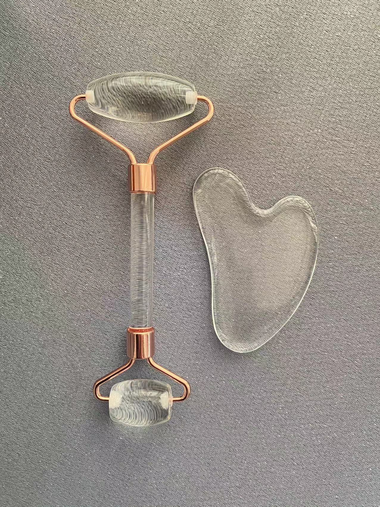 Conjunto de cristal transparente