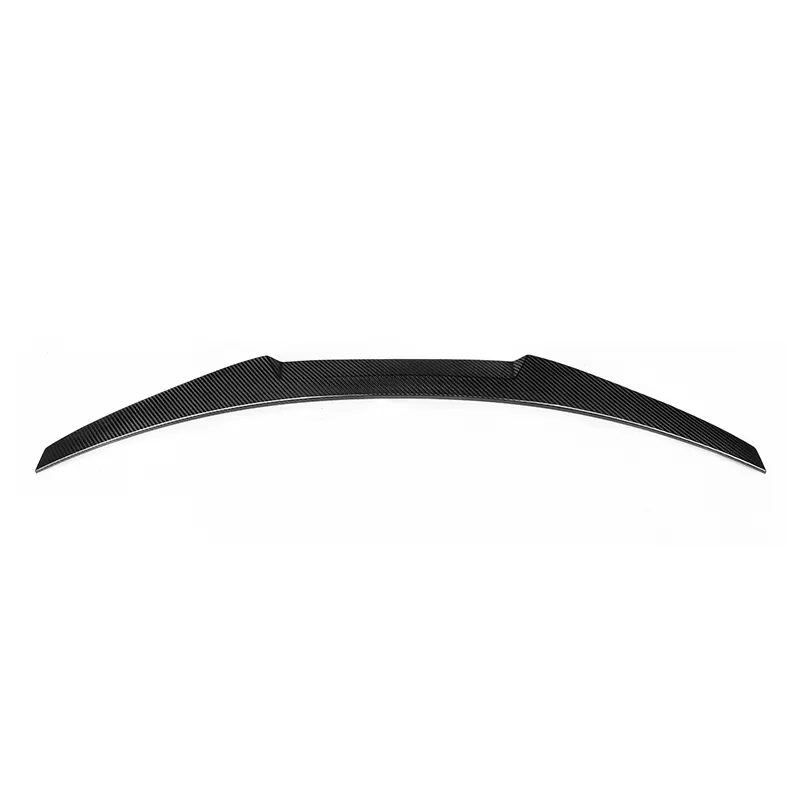 Automotive parts M4 style dry carbon rear trunk spoiler for Audi A5 B8 4-Door 2009-2016 gloss black spoiler