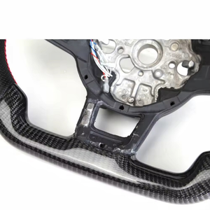 Accessori Auto Volante Personalizzato in Fibra di Carbonio con LED per Volkswagen VW <span class=keywords><strong>Golf</strong></span> <span class=keywords><strong>5</strong></span> MK6 MK7 MK8 Jetta Passat B8 <span class=keywords><strong>Polo</strong></span> Tiguan GTI - Product Image 5