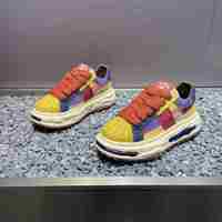 Chaussures pour hommes, baskets décontractées à blocs de couleur, plateforme, semelle épaisse, respirantes, confortables, légères, toutes occasions, chaussures de sport