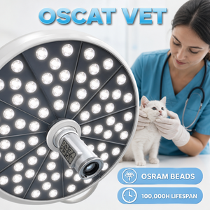 Équipement vétérinaire OSCAT YDE700500, lampe d'opération LED à double tête pour clinique animale, instrument vétérinaire, sans ombre effet ciel étoilé - Product Image 6