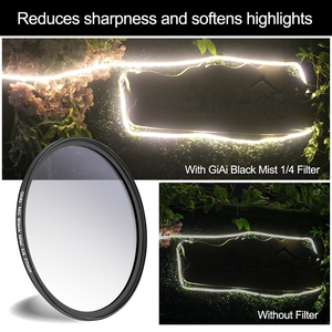 Chuyên nghiệp chất lượng cao đa lớp phủ màu đen sương mù máy ảnh lọc kích thước 1/8 & 1/4 - Product Image 4