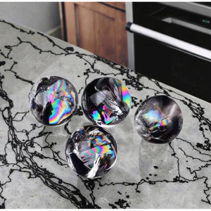 Bola de cristal <span class=keywords><strong>Asai</strong></span> de cristal blanco natural, piedra preciosa deslumbrante tallada con técnica de grabado, tema de mascota Popular en todo el país - Product Image 4