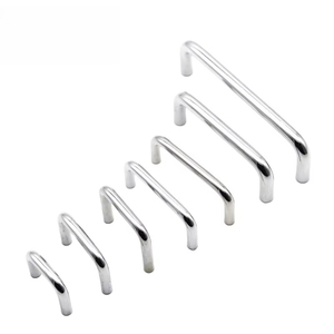Tiradores <span class=keywords><strong>de</strong></span> Acero Inoxidable 304 para Cajones <span class=keywords><strong>de</strong></span> Cocina, Forma <span class=keywords><strong>de</strong></span> U, Asas Simétricas para Muebles - Product Image 1