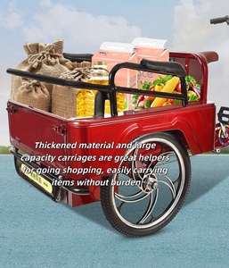 <span class=keywords><strong>Bicicletta</strong></span> <span class=keywords><strong>a</strong></span> Pedali <span class=keywords><strong>a</strong></span> <span class=keywords><strong>3</strong></span> <span class=keywords><strong>Ruote</strong></span> per Adulti e Triciclo Tipo Risciò Aperto per Passeggeri Anziani e Trasporto Merci con Assistenza Elettrica - Product Image 4