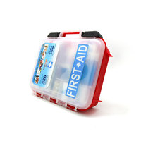 Trousse de survie d'urgence pour la maison et le bureau certifiée ANSI OSHA CE, 326 pièces, grand ensemble en carton, équipement de premiers secours portable